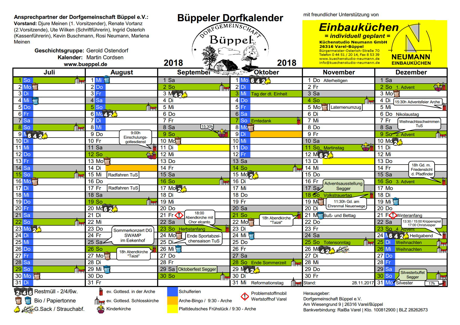Büppler Dorfkalender 2022