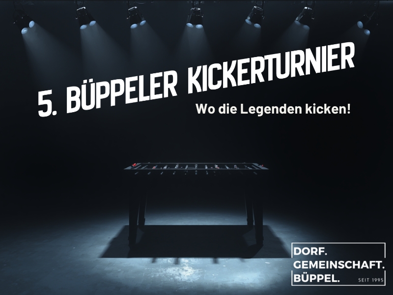 5. Büppeler Kickerturnier